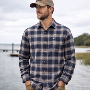 Fish Hippie Plaid Button-Down Shirt Small | Heritage Style